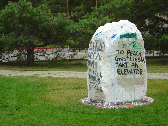 ... take an elevator